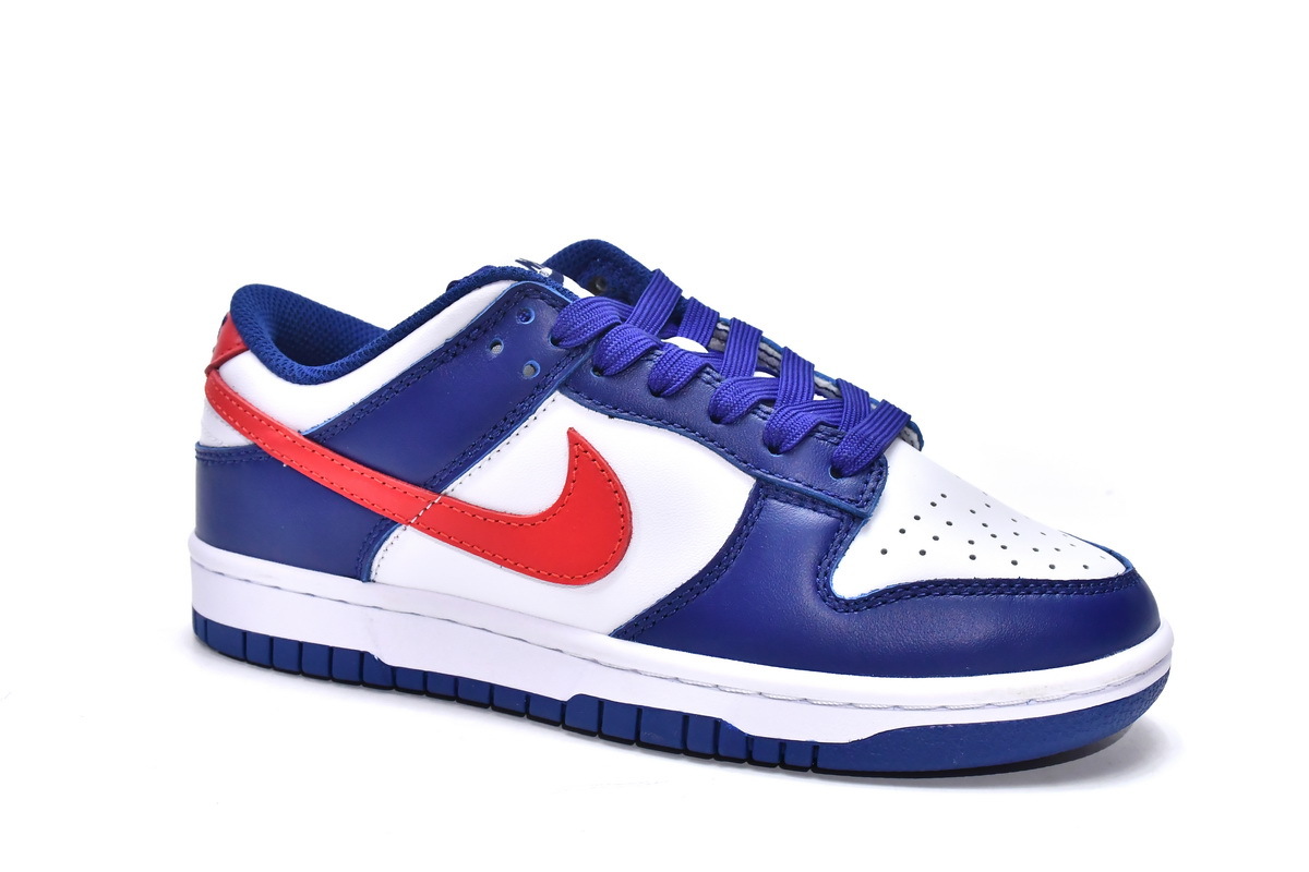 Get Nike Dunk Low White and University Red DD1503-119