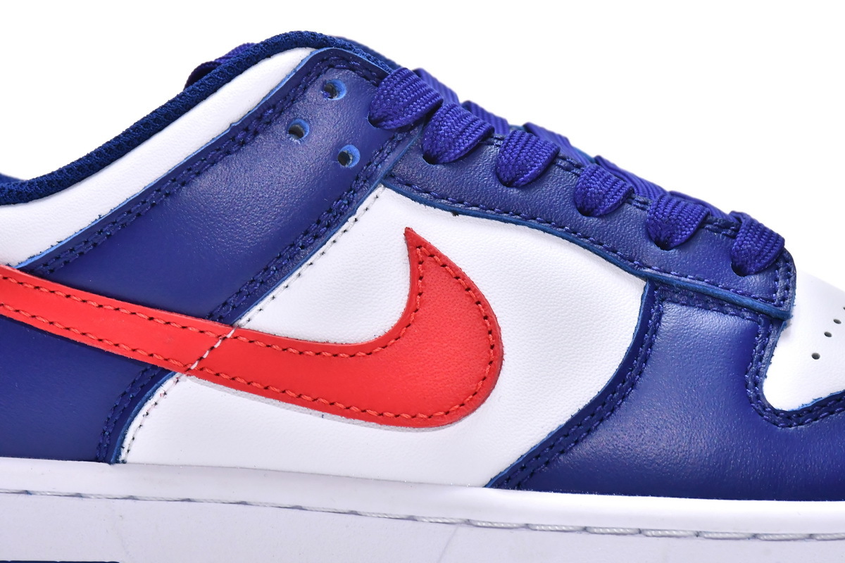 Get Nike Dunk Low White and University Red DD1503-119