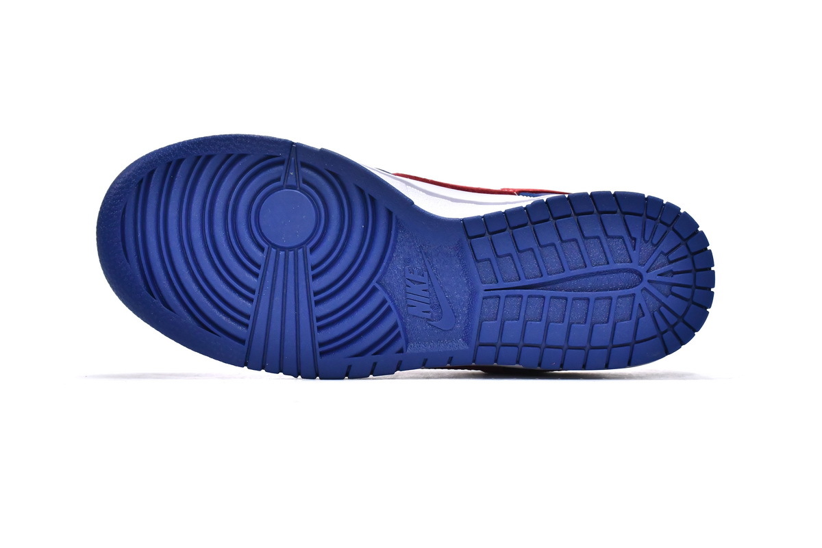 Get Nike Dunk Low White and University Red DD1503-119