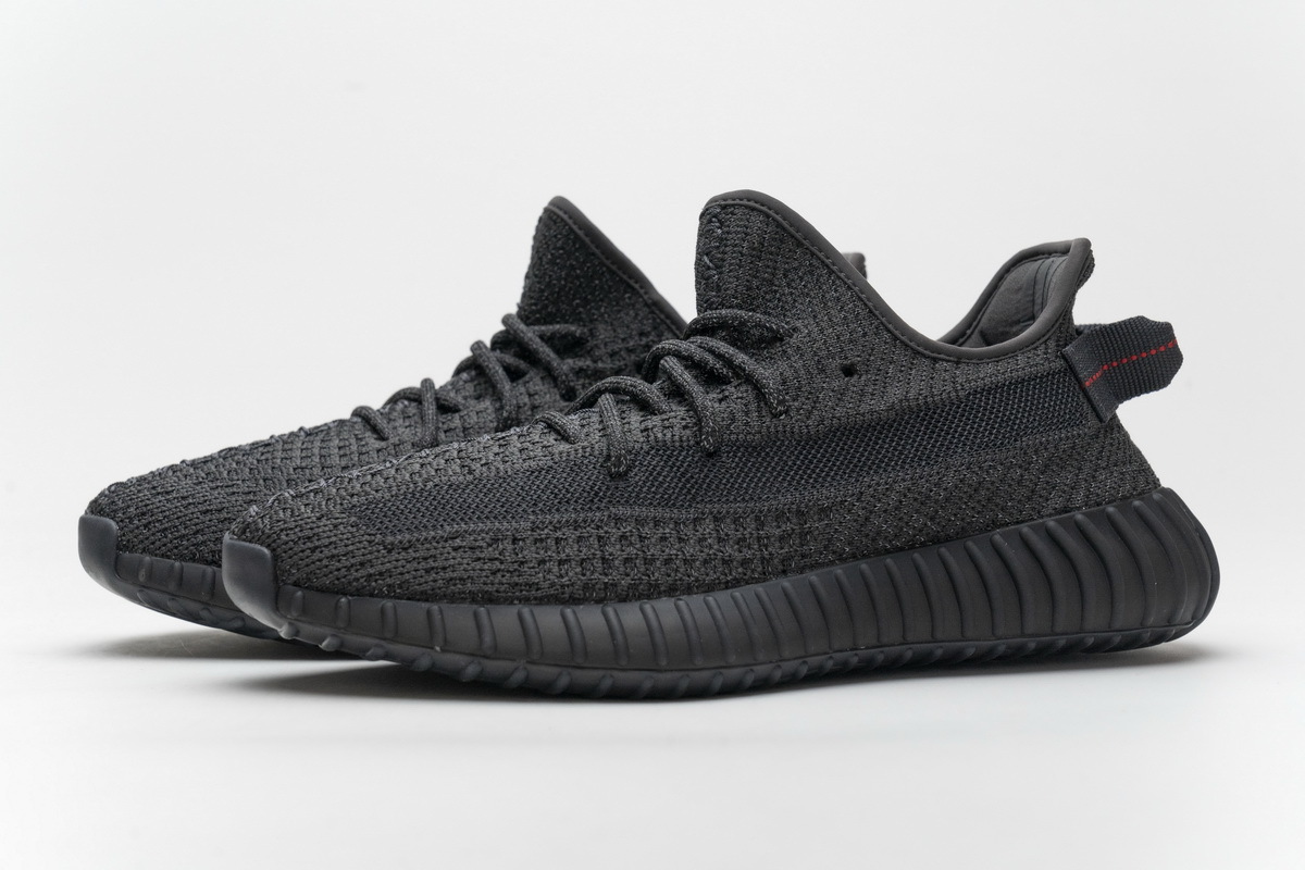 Get Yeezy Boost 350 V2 Static Black (Reflective) FU9007
