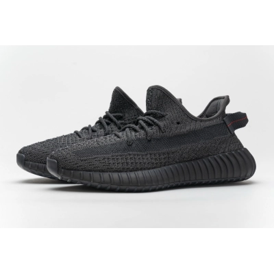 Get Yeezy Boost 350 V2 Static Black (Reflective) FU9007 01