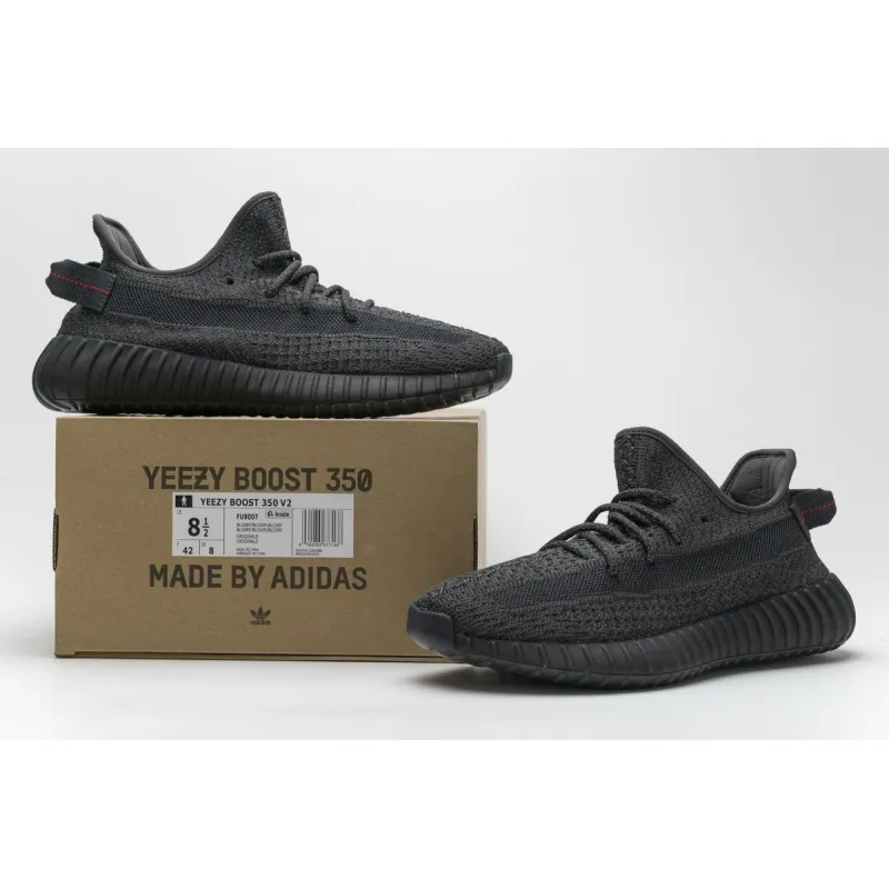 Get Yeezy Boost 350 V2 Static Black (Reflective) FU9007