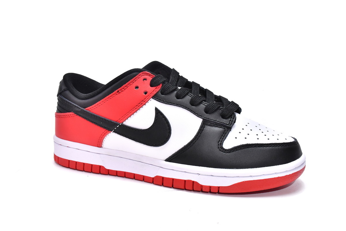 Get Nike Dunk Low Black Red DO7412-221