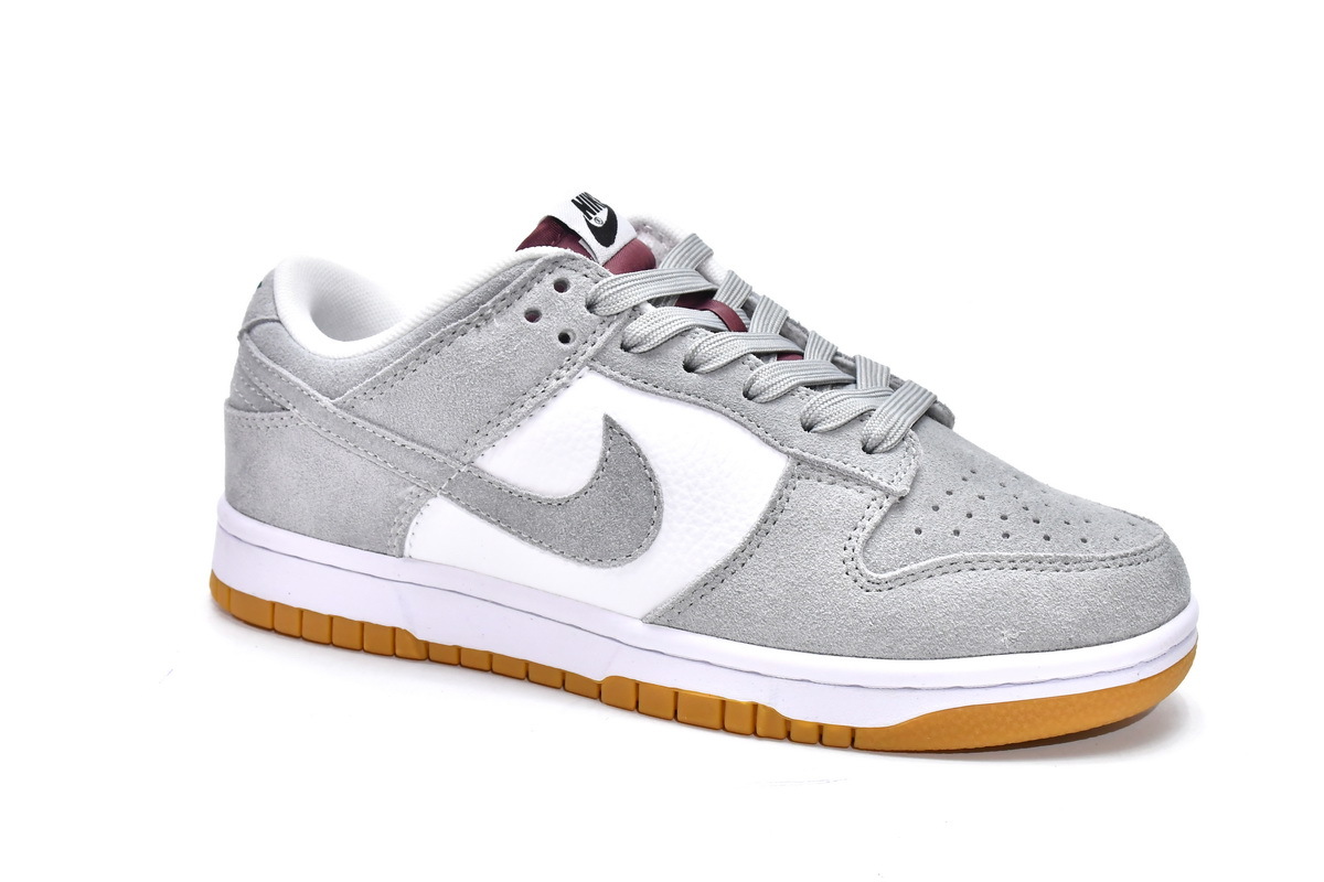 Get Nike Dunk Low Ash White Red DO7412-995