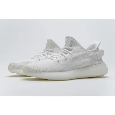 Get Yeezy Boost 350 V2 Cream/Triple White CP9366 01