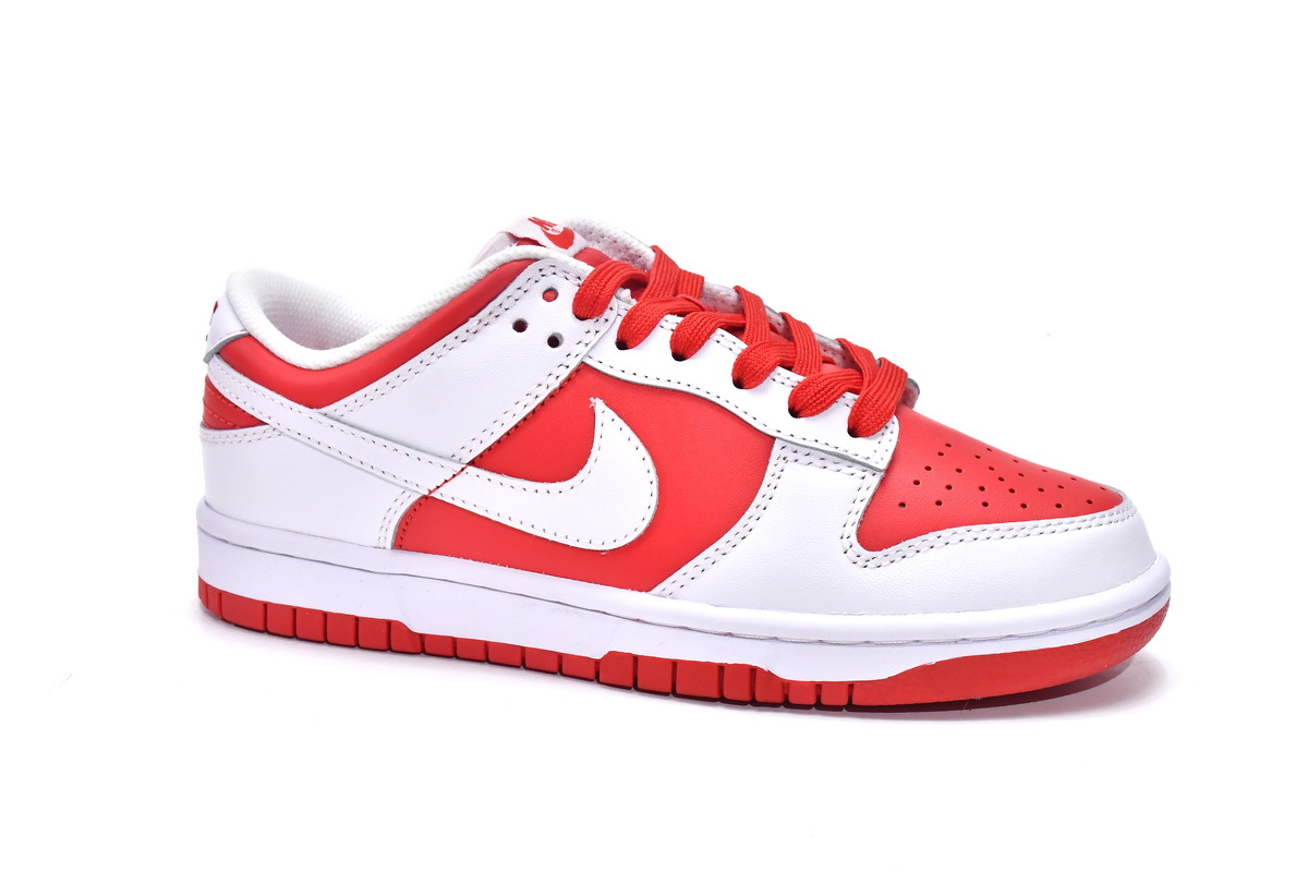 Get Nike Dunk Low Championship Red CW1590-600