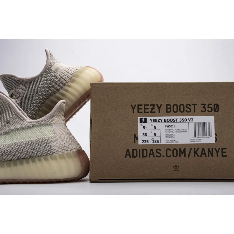 Get Yeezy Boost 350 V2 Citrin (Reflective) FW5318