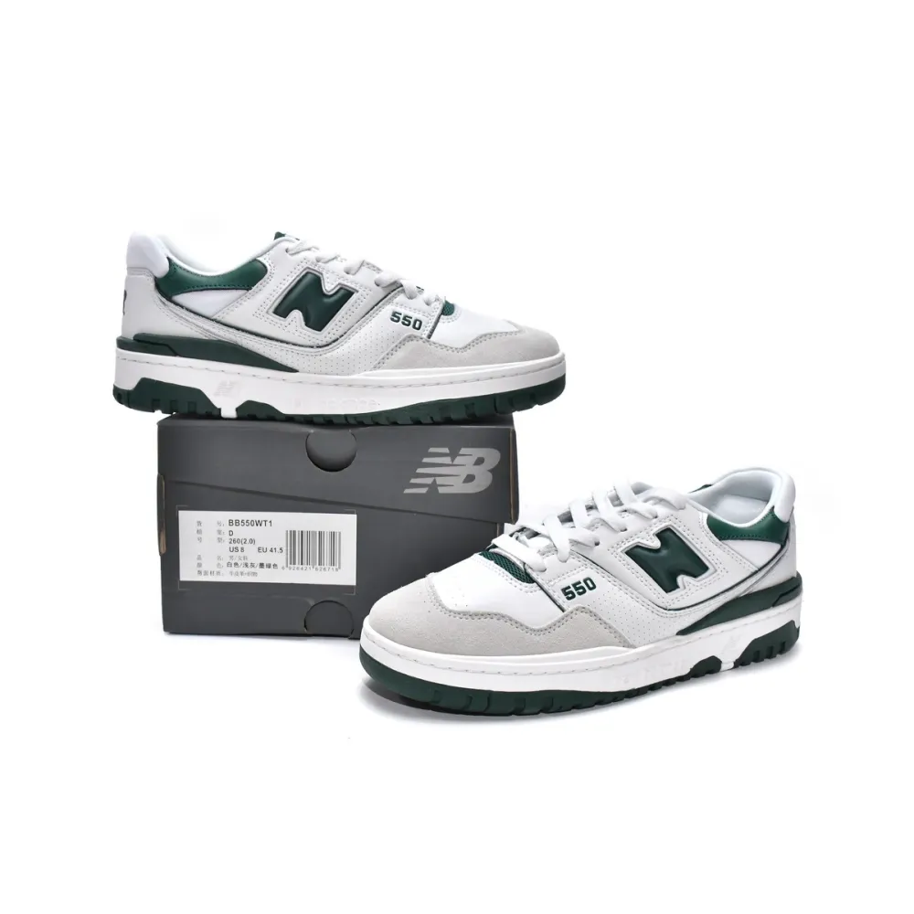 Get New Balance 550 White Green BB550WT1
