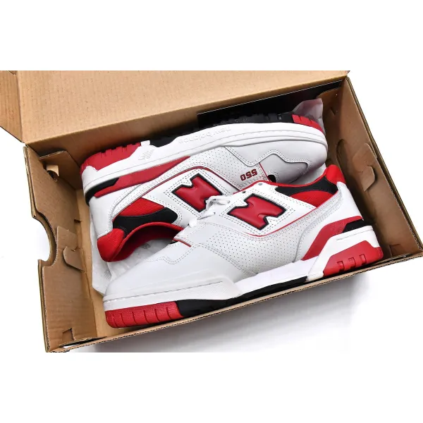 Get New Balance 550 White Team Red BB550SE1