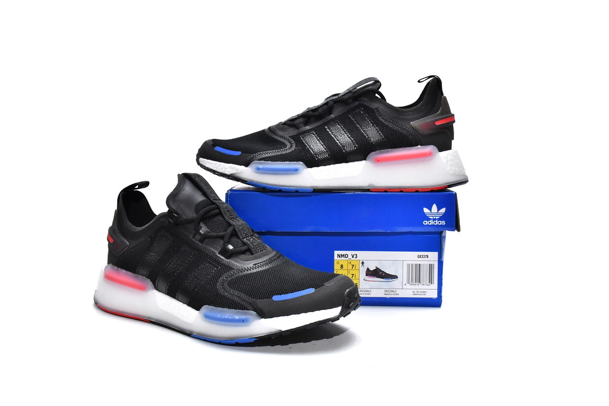 Get adidas originals NMD V3 OG Black GX3378