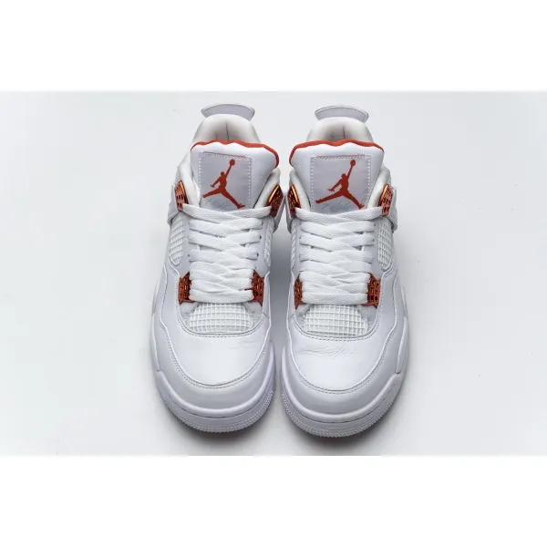 Get Air Jordan 4 Retro Metallic Orange CT8527-118
