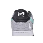 A Bathing Ape Bape Sta Low Grey Black 1H70-191-002