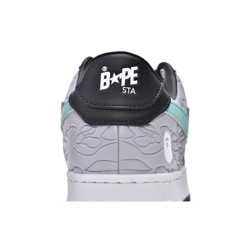 A Bathing Ape Bape Sta Low Grey Black 1H70-191-002