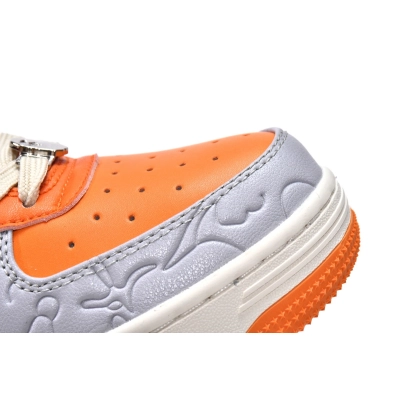 A Bathing Ape Bape Sta Low Grey Orange 1H70-291-002 02