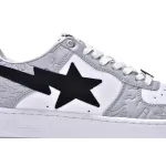 A Bathing Ape Bape Sta Low White Grey 1H70-191-002