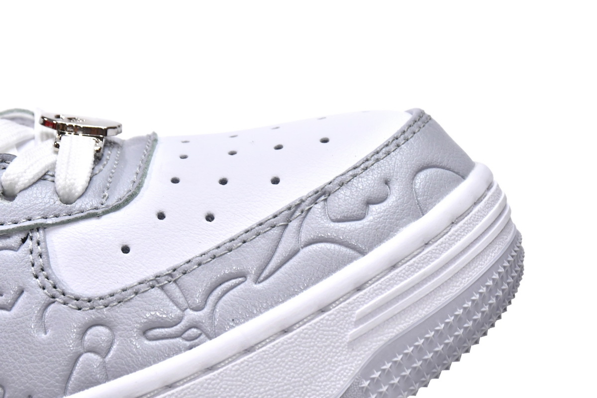 A Bathing Ape Bape Sta Low White Grey 1H70-191-002