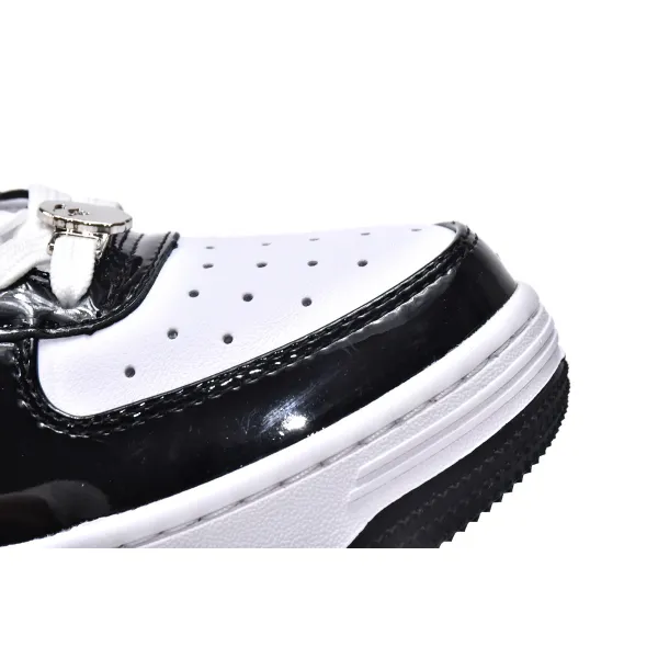 A Bathing Ape Bape Sta Low Black White 1H70-191-001