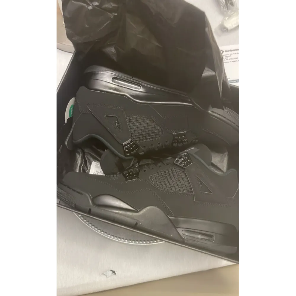 Replica Air Jordan 4 Retro Black Cat (2020) CU1110-010
