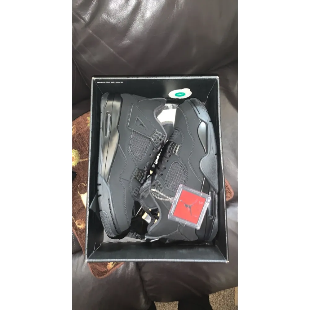 Replica Air Jordan 4 Retro Black Cat (2020) CU1110-010