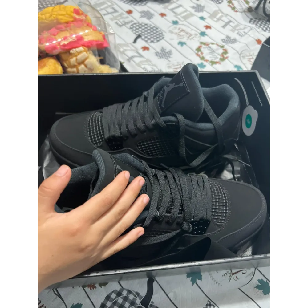 Replica Air Jordan 4 Retro Black Cat (2020) CU1110-010