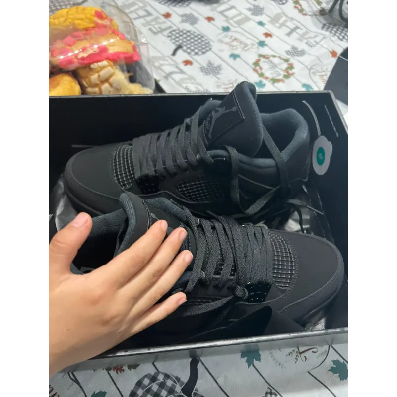 Replica Air Jordan 4 Retro Black Cat (2020) CU1110-010