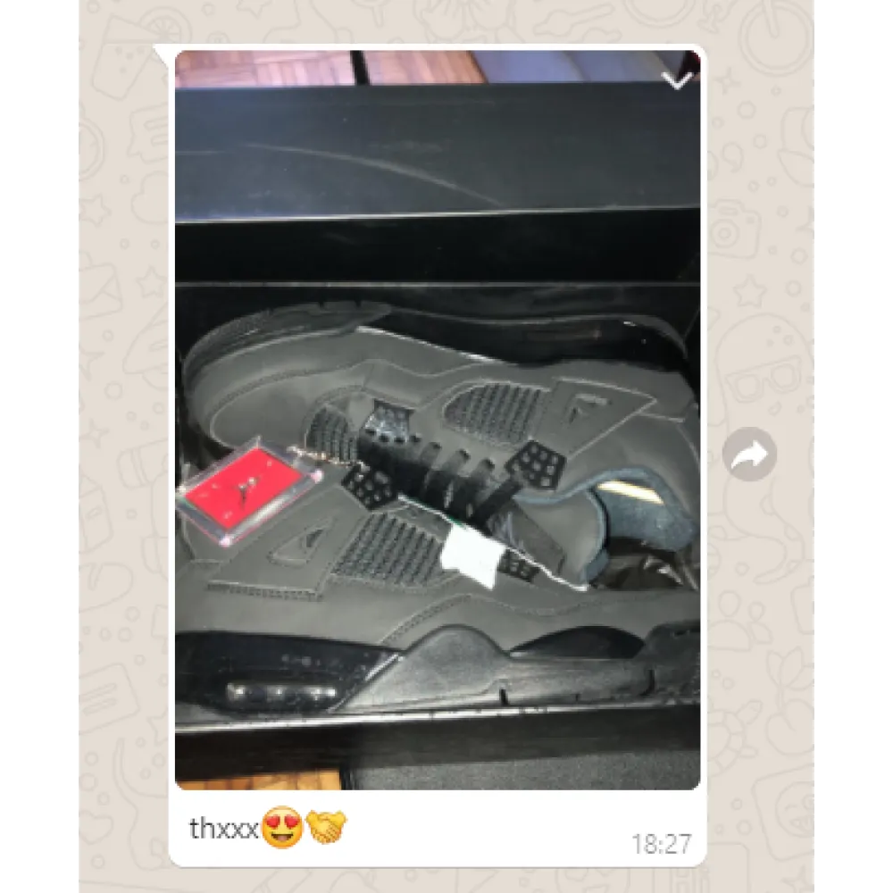 Replica Air Jordan 4 Retro Black Cat (2020) CU1110-010