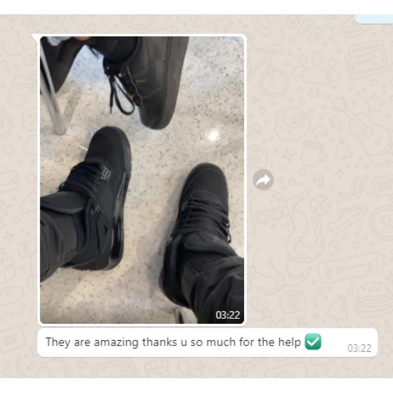 Replica Air Jordan 4 Retro Black Cat (2020) CU1110-010