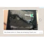 Replica Air Jordan 4 Retro Black Cat (2020) CU1110-010