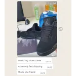 Replica Air Jordan 4 Retro Black Cat (2020) CU1110-010