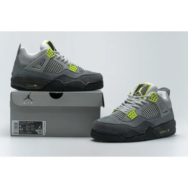 Get Air Jordan 4 Retro SE“Neon”  CT5342-007