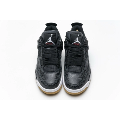 Get Air Jordan 4 Retro Laser Black Gum CI1184-001 02