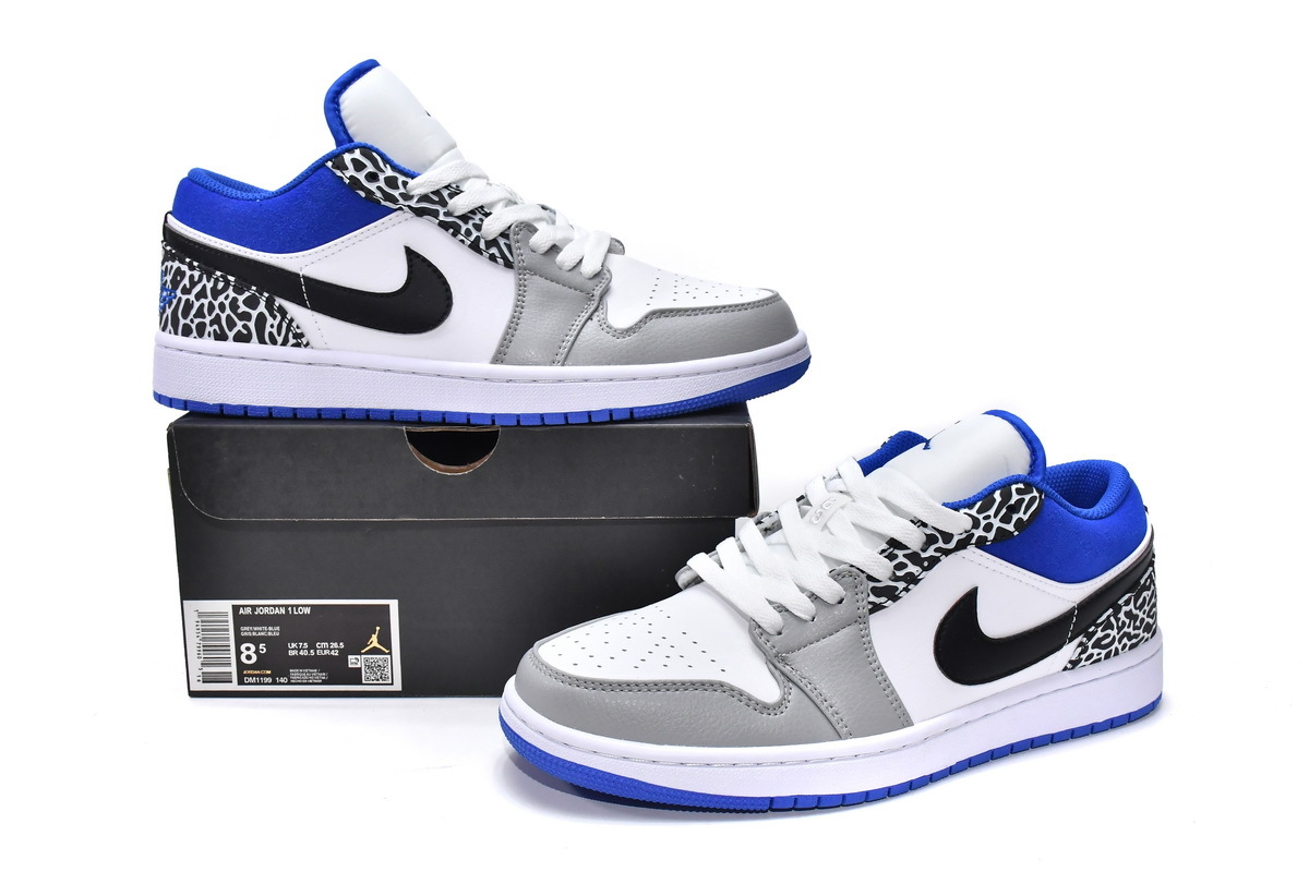 Get Air Jordan 1 Low True Blue DM1199-140