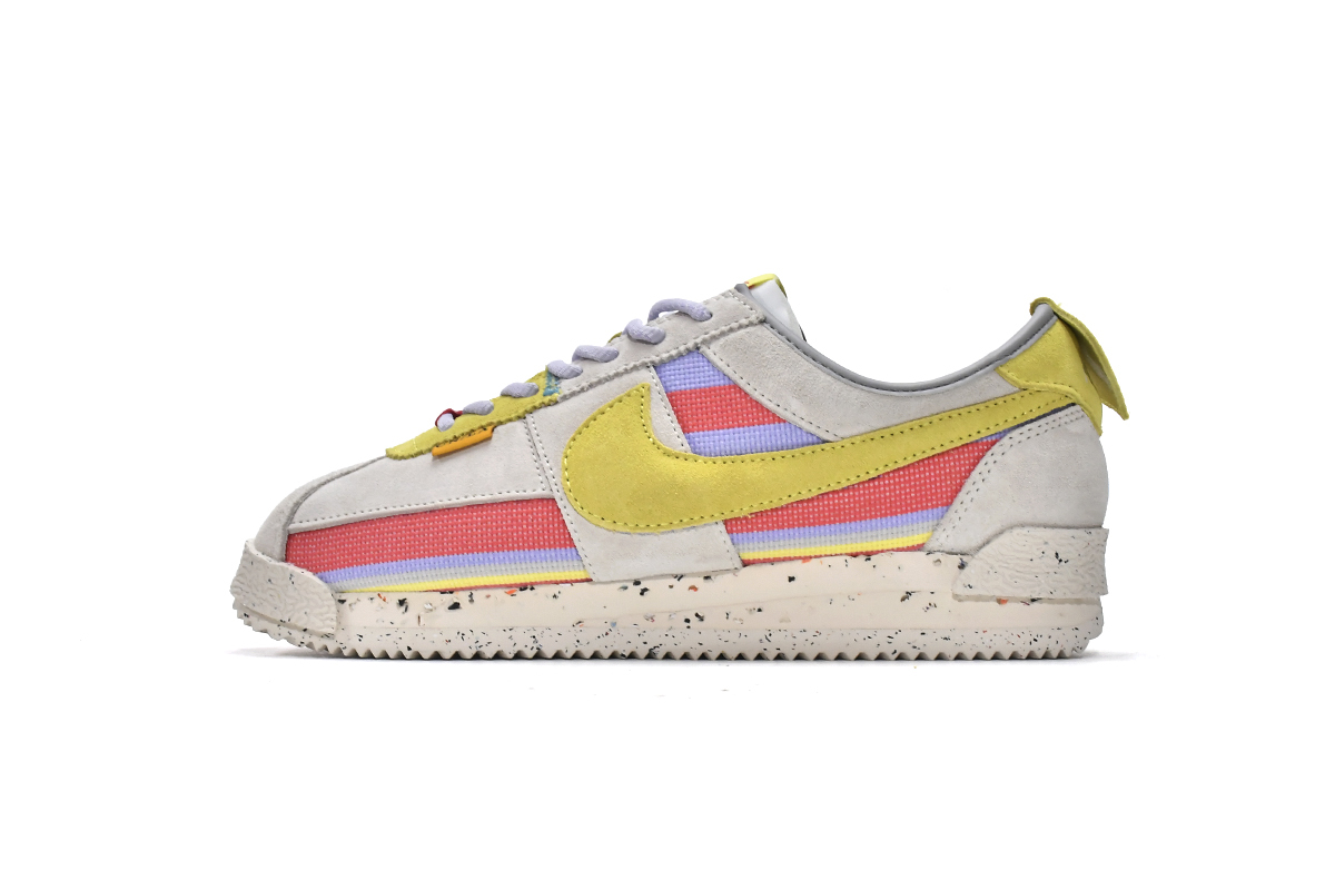 Union LA x Nike Cortez Grey Fog Lemon Frost DR1413-100