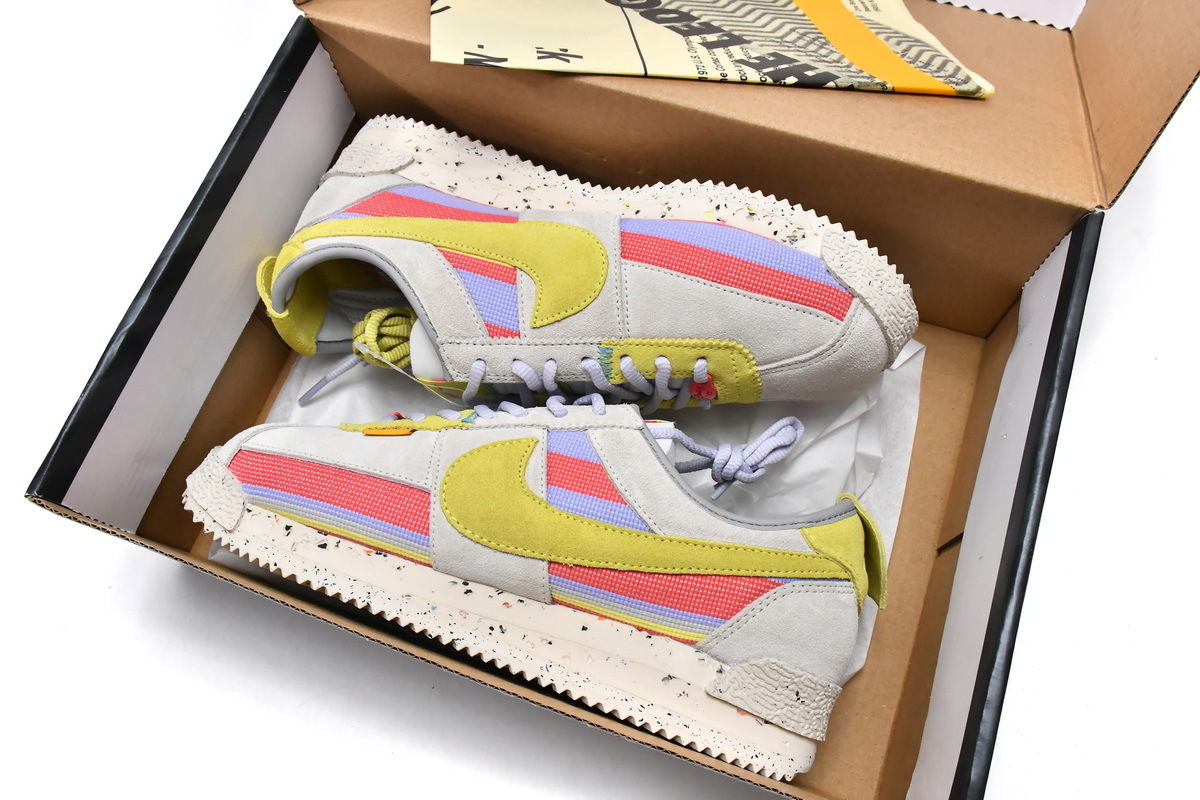 Union LA x Nike Cortez Grey Fog Lemon Frost DR1413-100