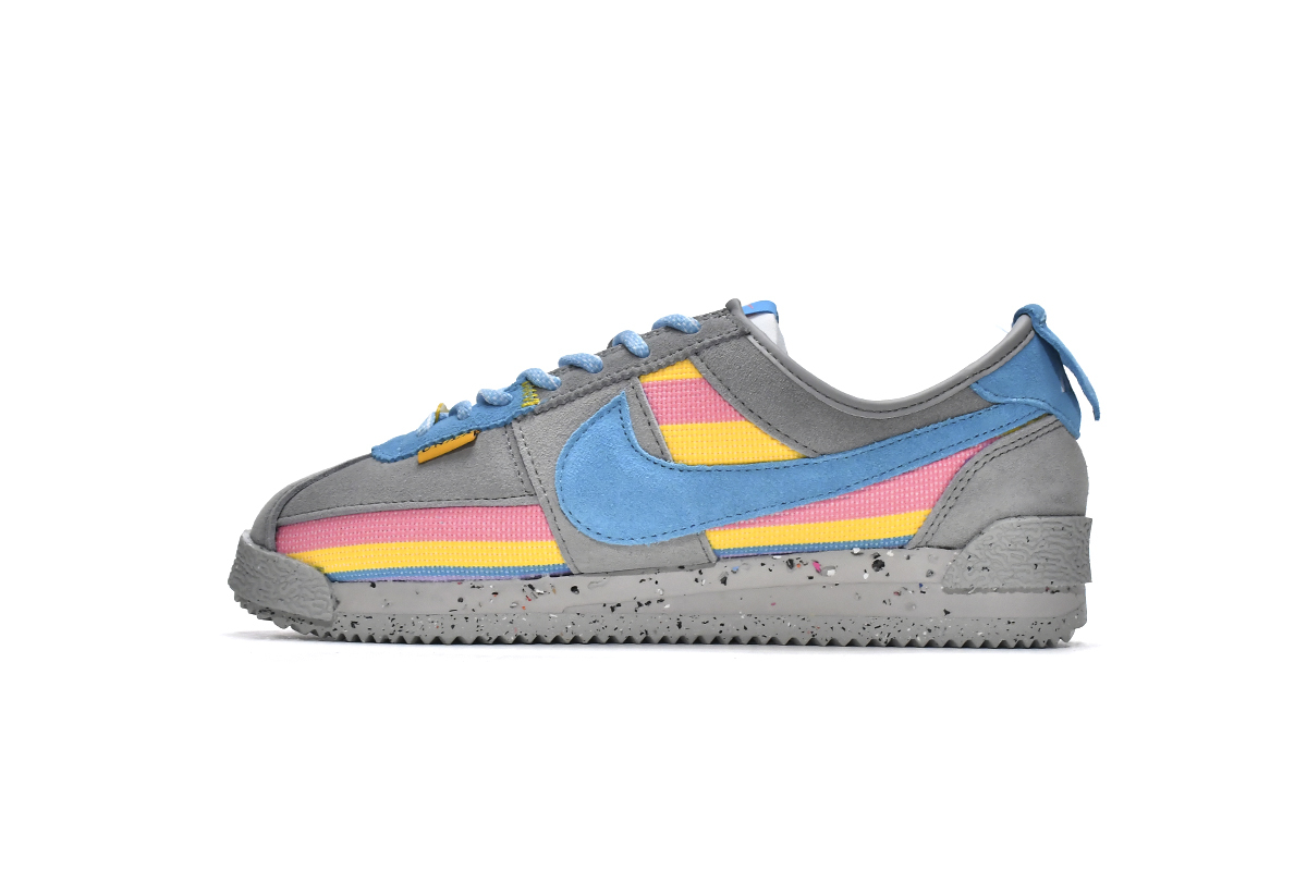 Union LA x Nike Cortez Blue Pink Yellow Grey DR1413-002