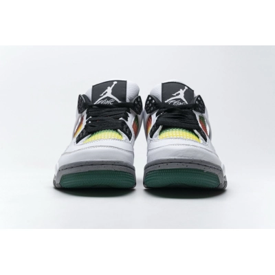 Get Air Jordan 4 Retro Lucid Green Rasta (W) AQ9129-100 02