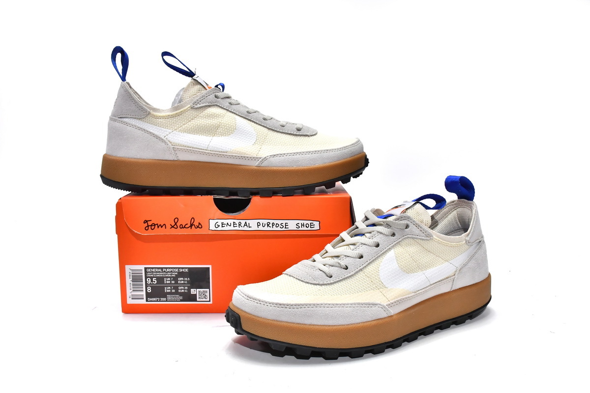 Tom Sachs x NikeCraft General Purpose Shoe Rice White Ash DA6672-200