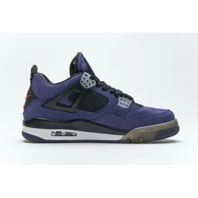 Get Travis Scott x Air Jordan 4 Retro Purple AJ4-766302 02