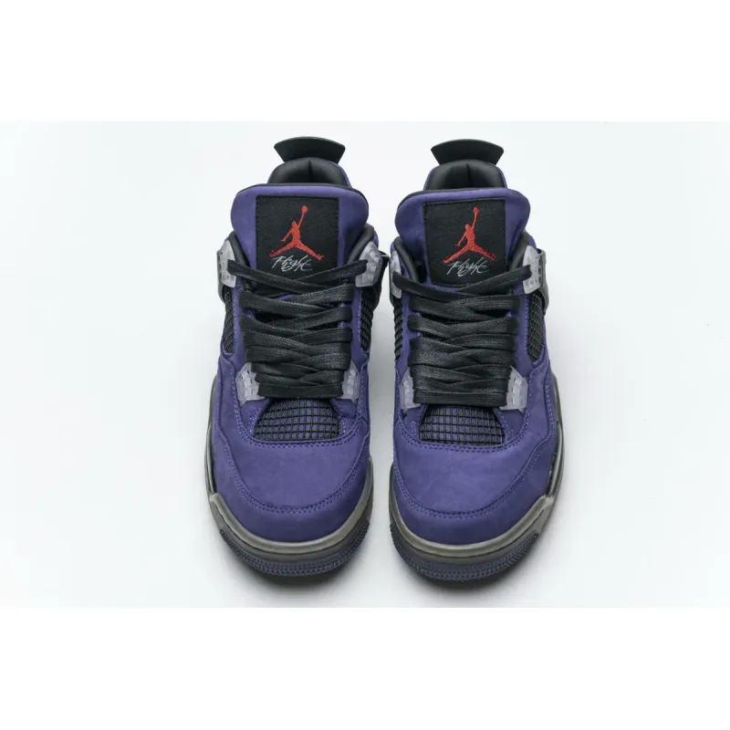 Get Travis Scott x Air Jordan 4 Retro Purple AJ4-766302