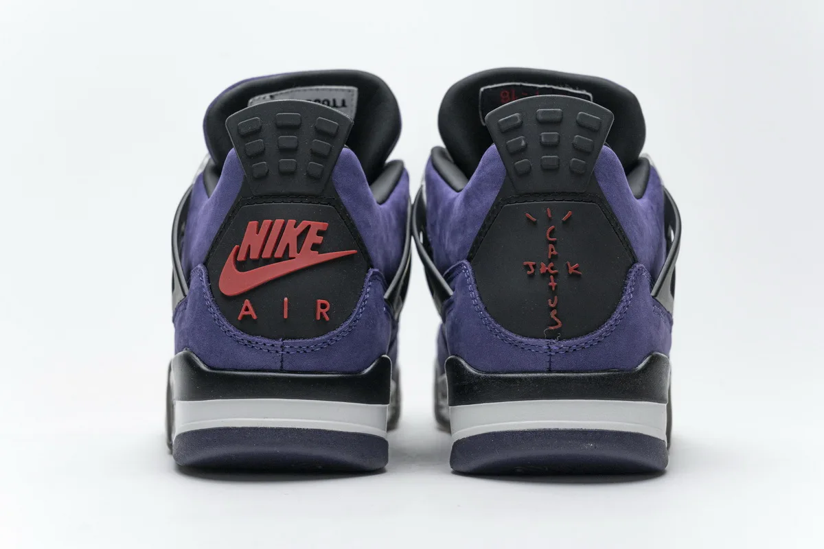 Get Travis Scott x Air Jordan 4 Retro Purple AJ4-766302