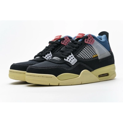 Get Air Jordan 4 Retro Union Off Noir DC9533-001 01