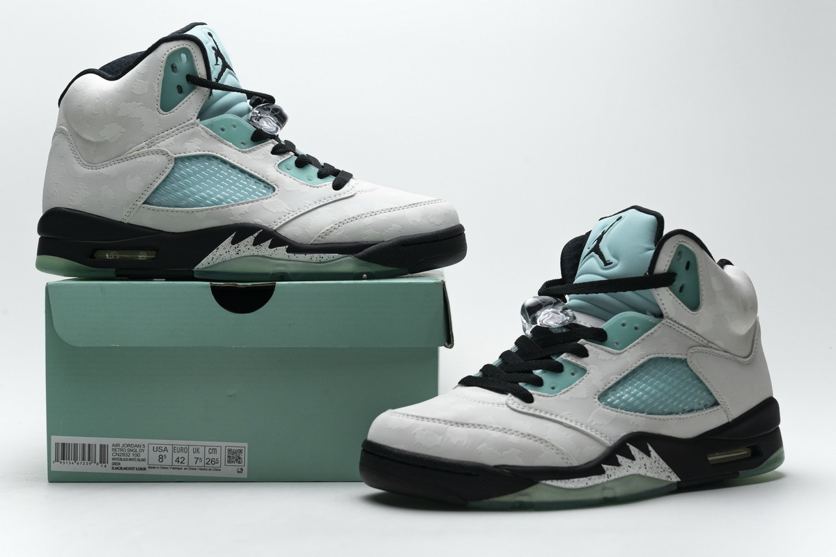 Get Air Jordan 5 Retro Island Green CN2932-100