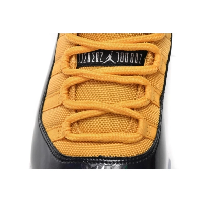 Get Air Jordan 11 Retro Black Yellow CT8012-118 02