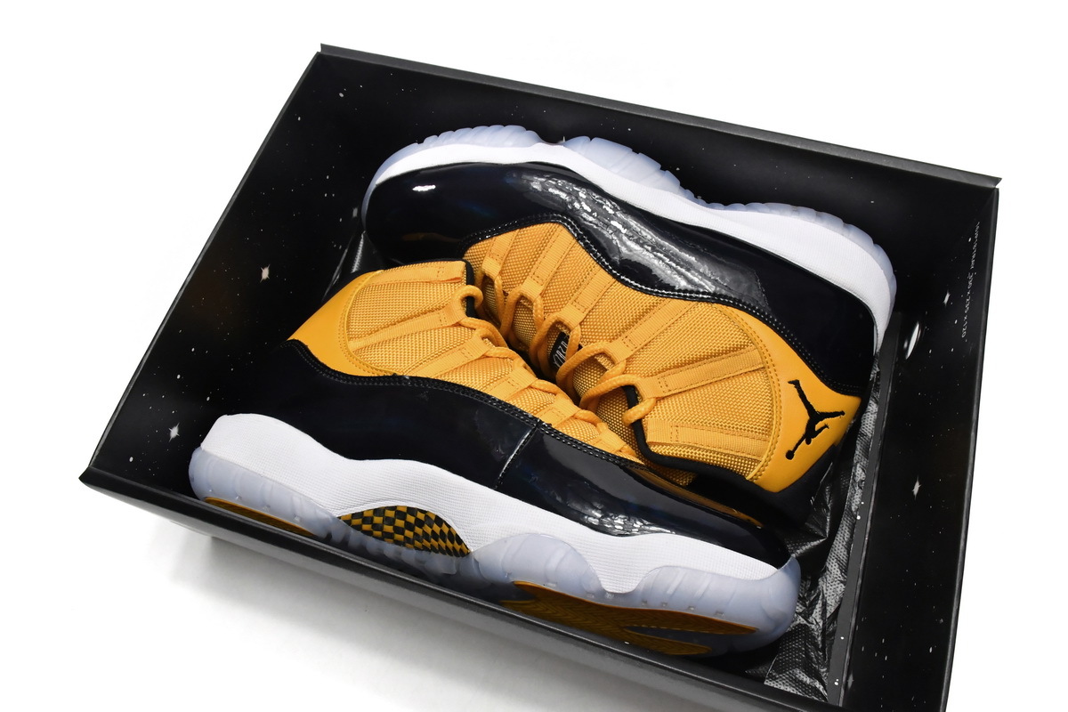 Get Air Jordan 11 Retro Black Yellow CT8012-118