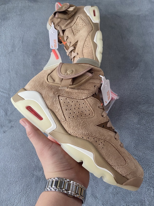 Get Travis Scott x Air Jordan 6 British Khaki DH0690-200