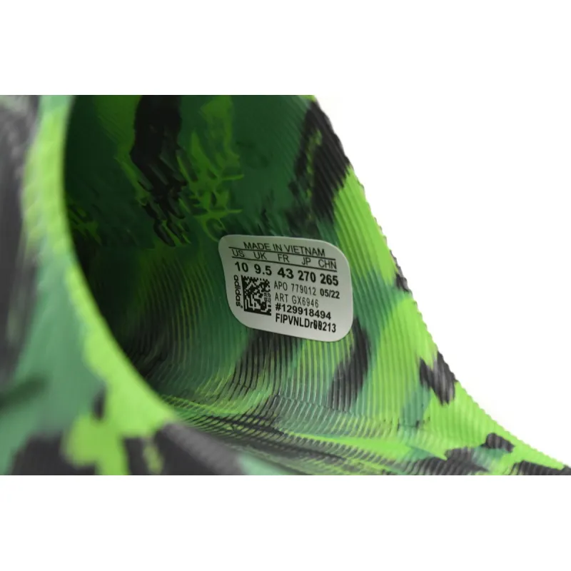 Get adidas originals Adilette 22 Slides Black Green HP6524