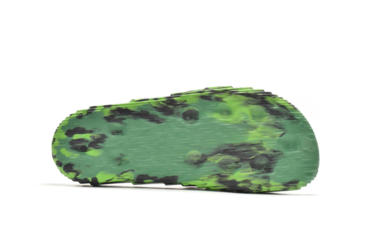 Get adidas originals Adilette 22 Slides Black Green HP6524