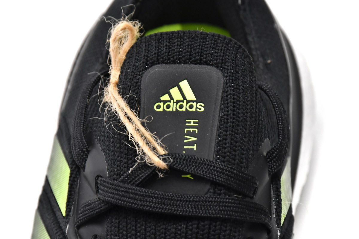 Get adidas Ultra Boost 2022 Heat.RDY Black Green H01172