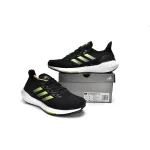 Get adidas Ultra Boost 2022 Heat.RDY Black Green H01172