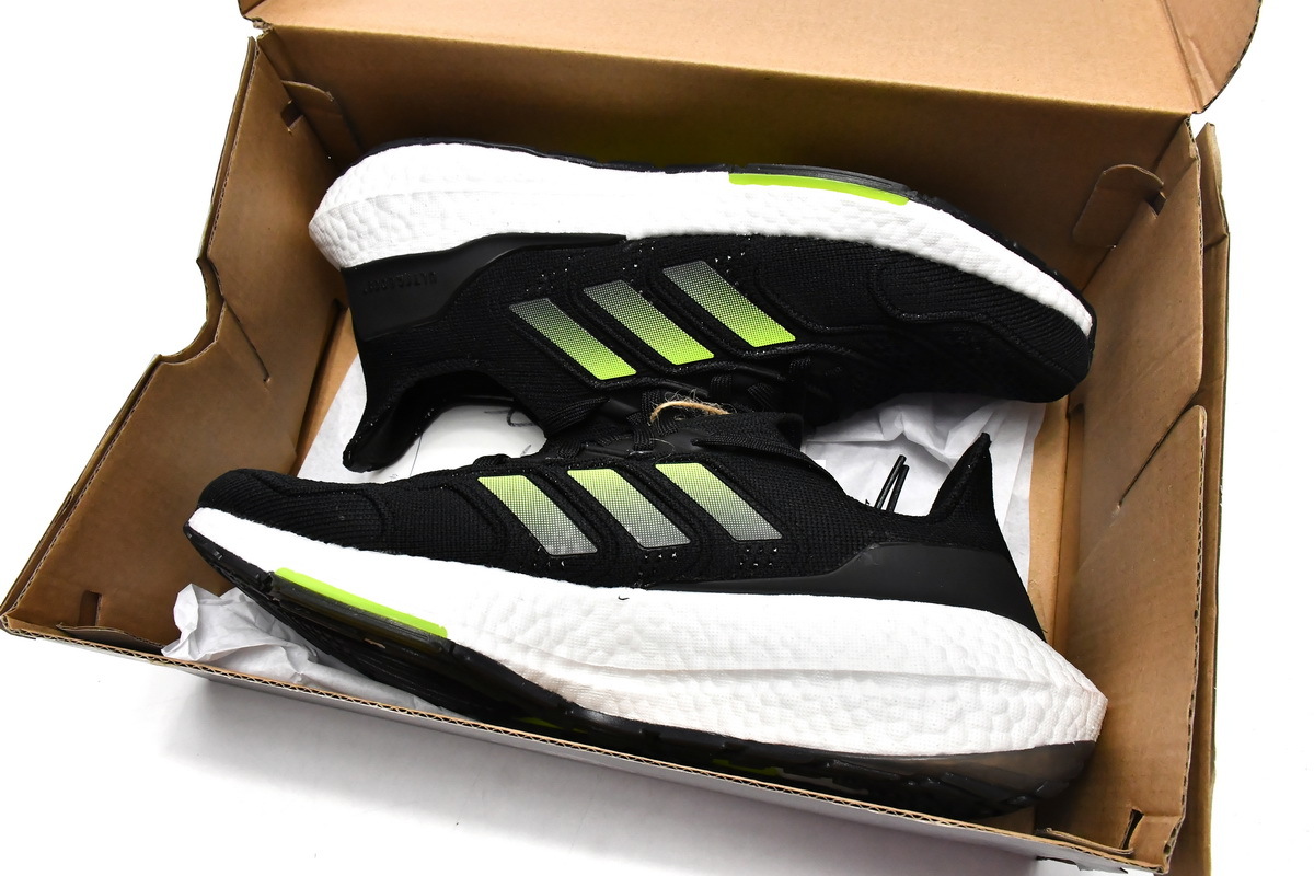 Get adidas Ultra Boost 2022 Heat.RDY Black Green H01172